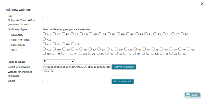 Adobe Commerce Cloud: Webhook configuration (continued)