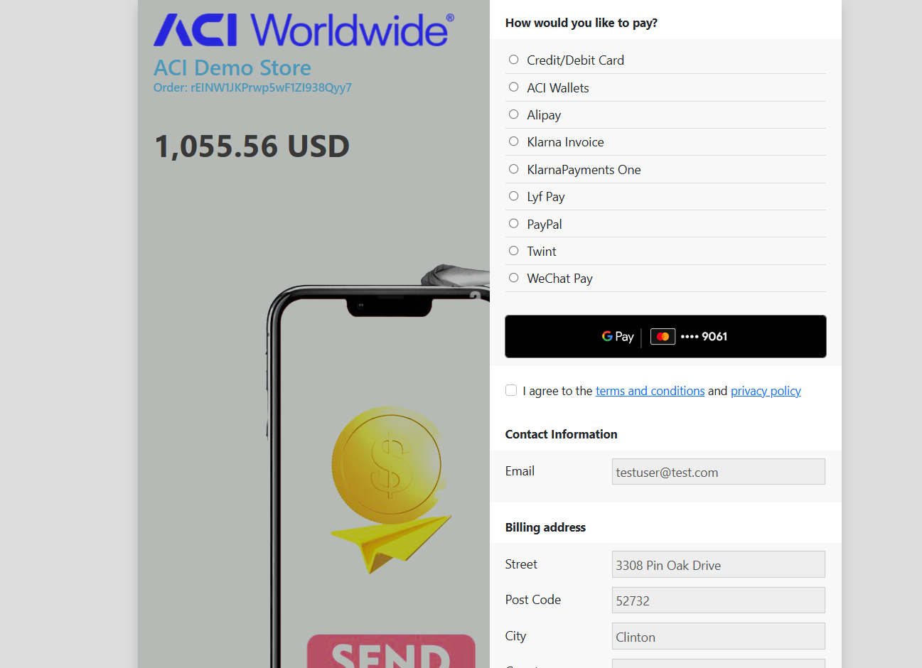Shopify (PayUnity.Flex): Customize Payment Page (continued)