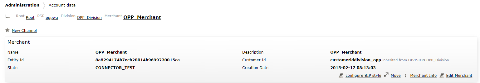 WooCommerce: Credentials from the PayUnity Payment Platform