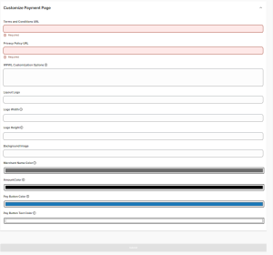 Shopify (PayUnity.Flex): Customize Payment Page